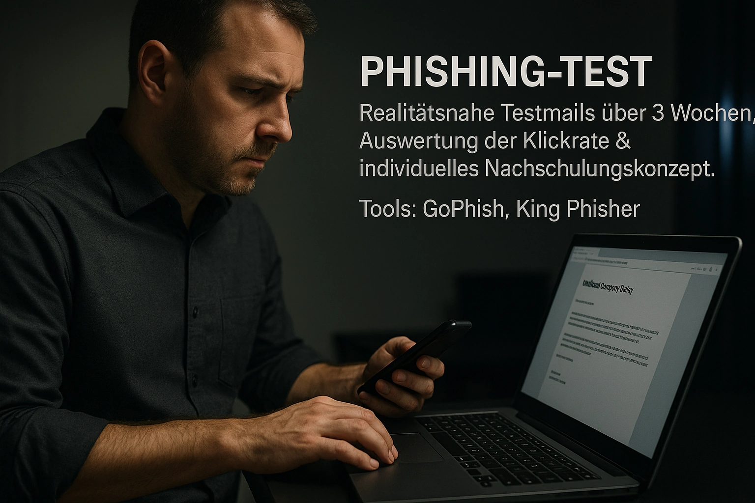 Phishing-Simulation im Unternehmen
