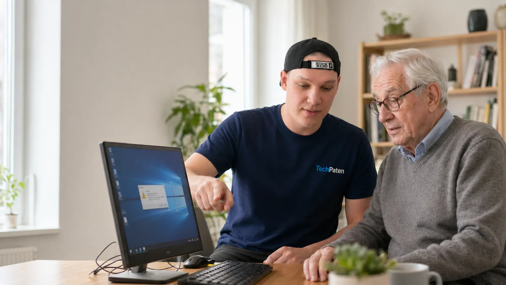 Persönliche PC-Hilfe durch einen TechPaten direkt zuhause
