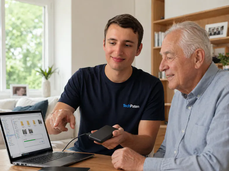 Datensicherung für Senioren einrichten