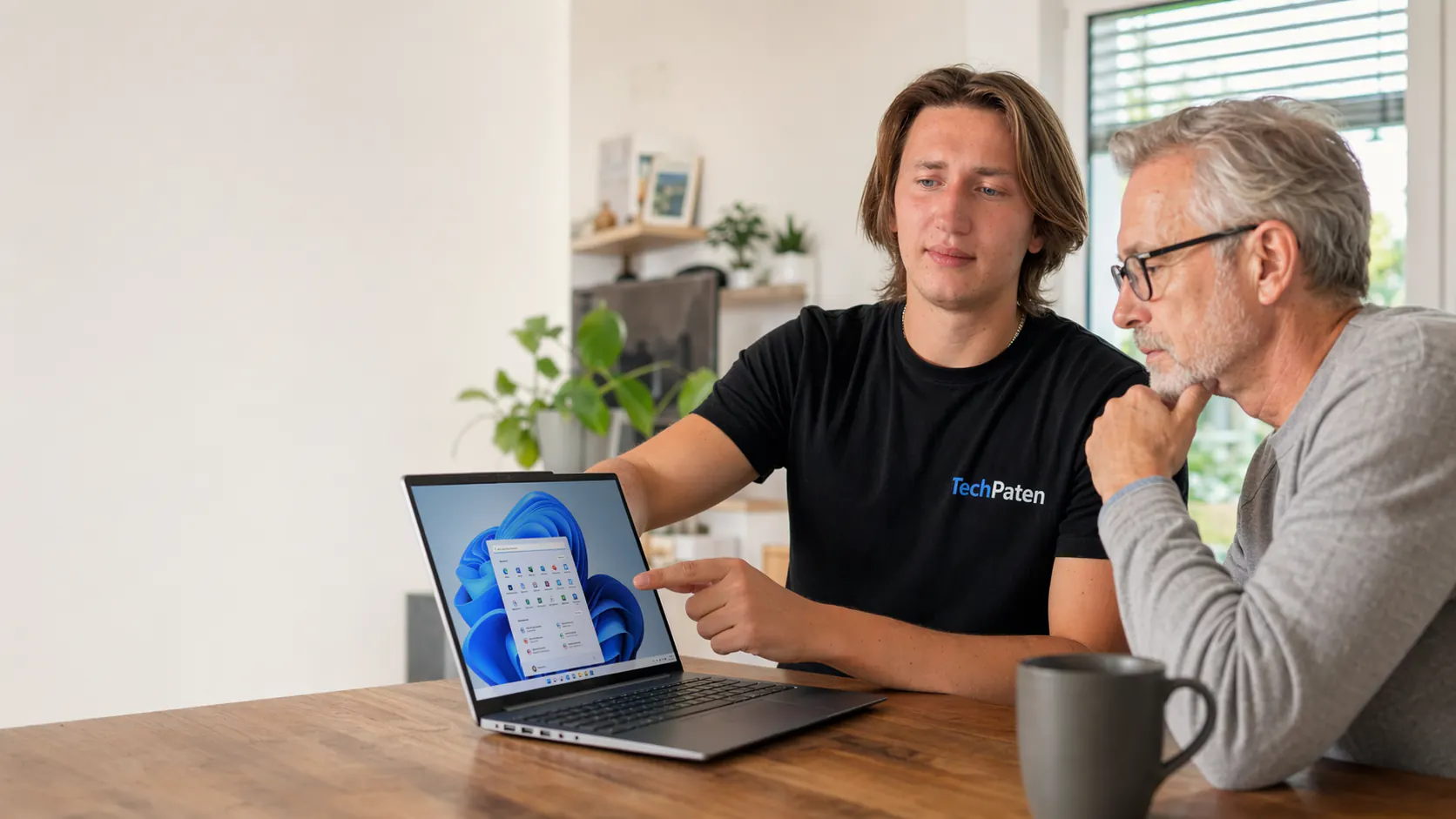 TechPate prüft älteren Laptop für Windows 11 Upgrade