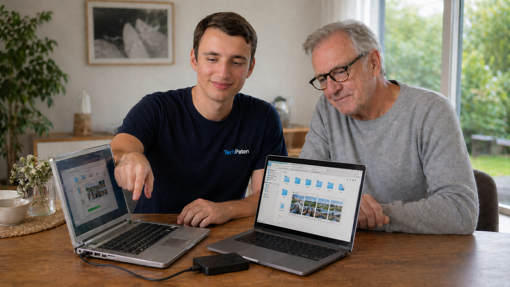 TechPate überträgt Daten vom alten Laptop auf neuen Laptop