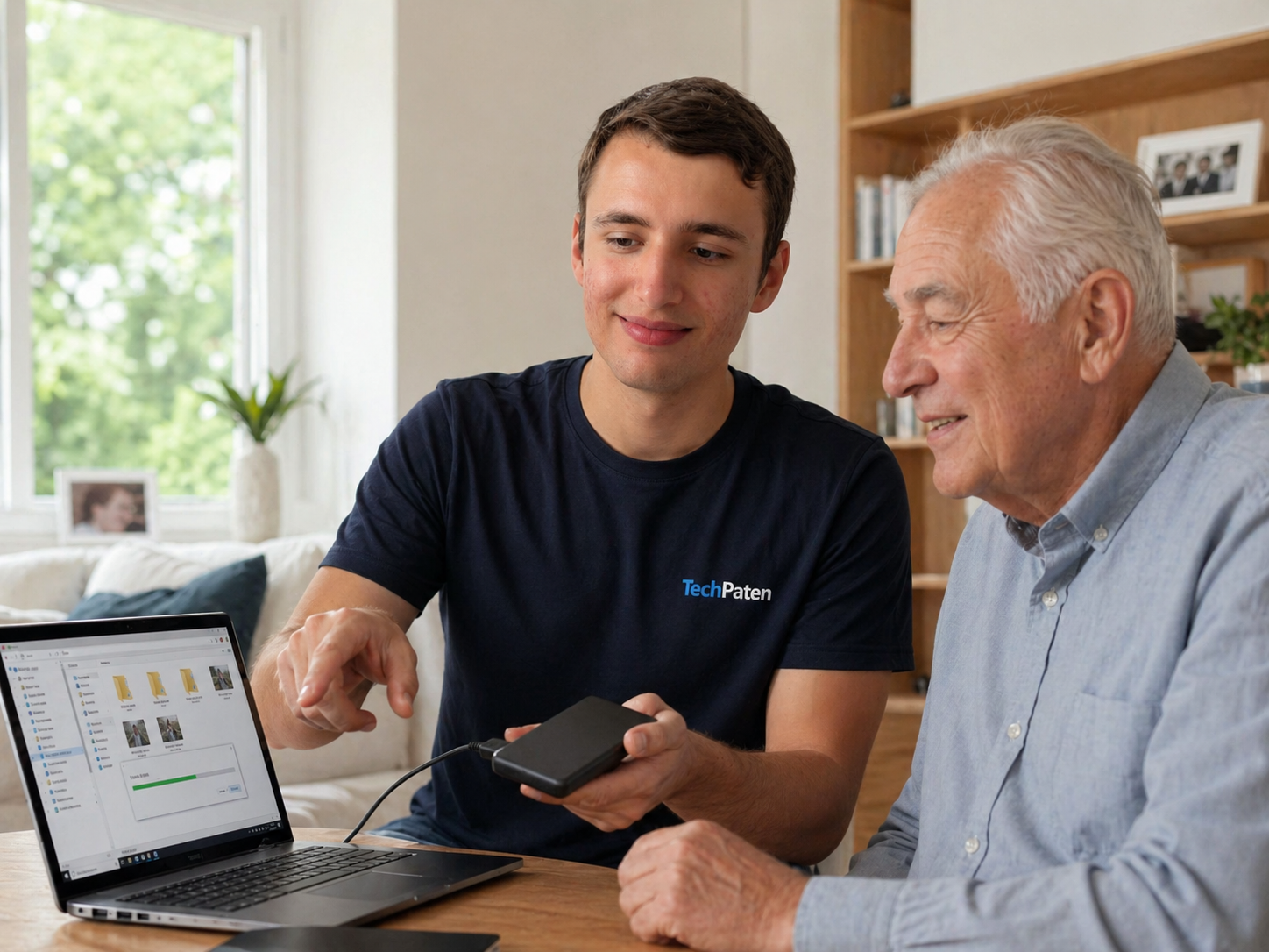 Datensicherung für Senioren einrichten