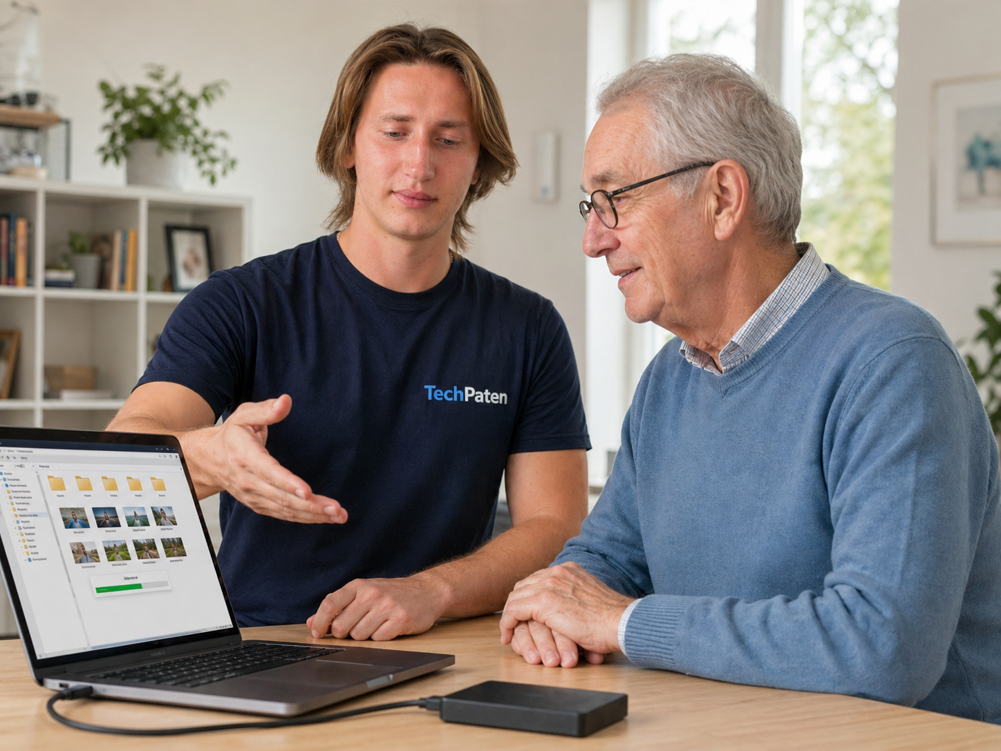 Daten sichern auf externe Festplatte